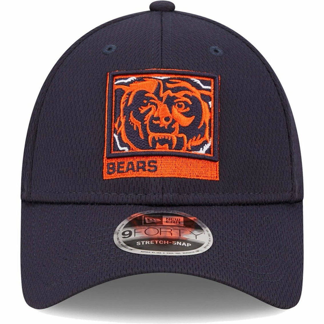 New Era Men's Navy Chicago Bears A-Frame 9FORTY Snapback Hat 5 New Era Men's Navy Chicago Bears A-Frame 9FORTY Snapback Hat - Image 3