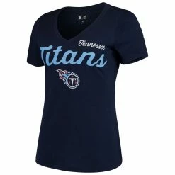 G-III 4Her By Carl Banks Women's Navy Tennessee Titans Season V-Neck T-Shirt 8 G-III 4Her By Carl Banks Women's Navy Tennessee Titans Season V-Neck T-Shirt -Fanatics DSCO1153015695 1320 ALT2