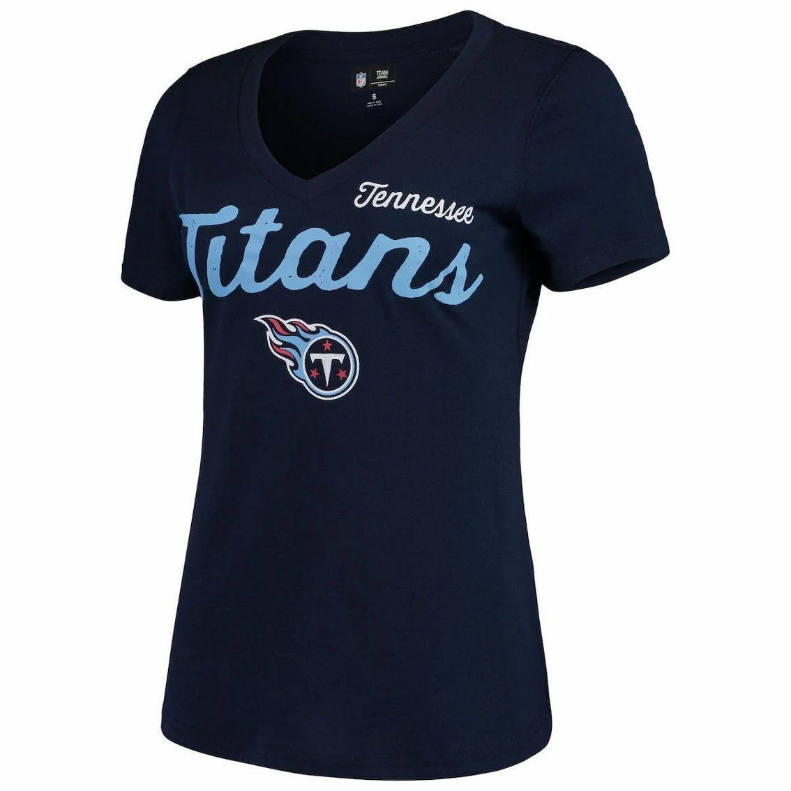 G-III 4Her By Carl Banks Women's Navy Tennessee Titans Season V-Neck T-Shirt 5 G-III 4Her By Carl Banks Women's Navy Tennessee Titans Season V-Neck T-Shirt - Image 3