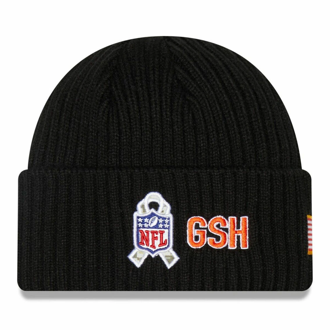 New Era Men's Black Chicago Bears 2022 Salute To Service Knit Hat 5 New Era Men's Black Chicago Bears 2022 Salute To Service Knit Hat - Image 3