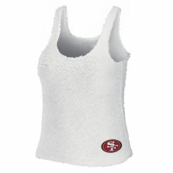 WEAR By Erin Andrews Women's Cream San Francisco 49ers Plus Size Cozy Scoop Neck Tank Top & Pants Set 8 WEAR By Erin Andrews Women's Cream San Francisco 49ers Plus Size Cozy Scoop Neck Tank Top & Pants Set -Fanatics DSCO1153015930 6662 ALT2