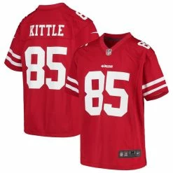 Nike George Kittle San Francisco 49ers Youth Player Game Jersey - Scarlet 7 Nike George Kittle San Francisco 49ers Youth Player Game Jersey - Scarlet -Fanatics DSCO1153016099 2946 ALT1