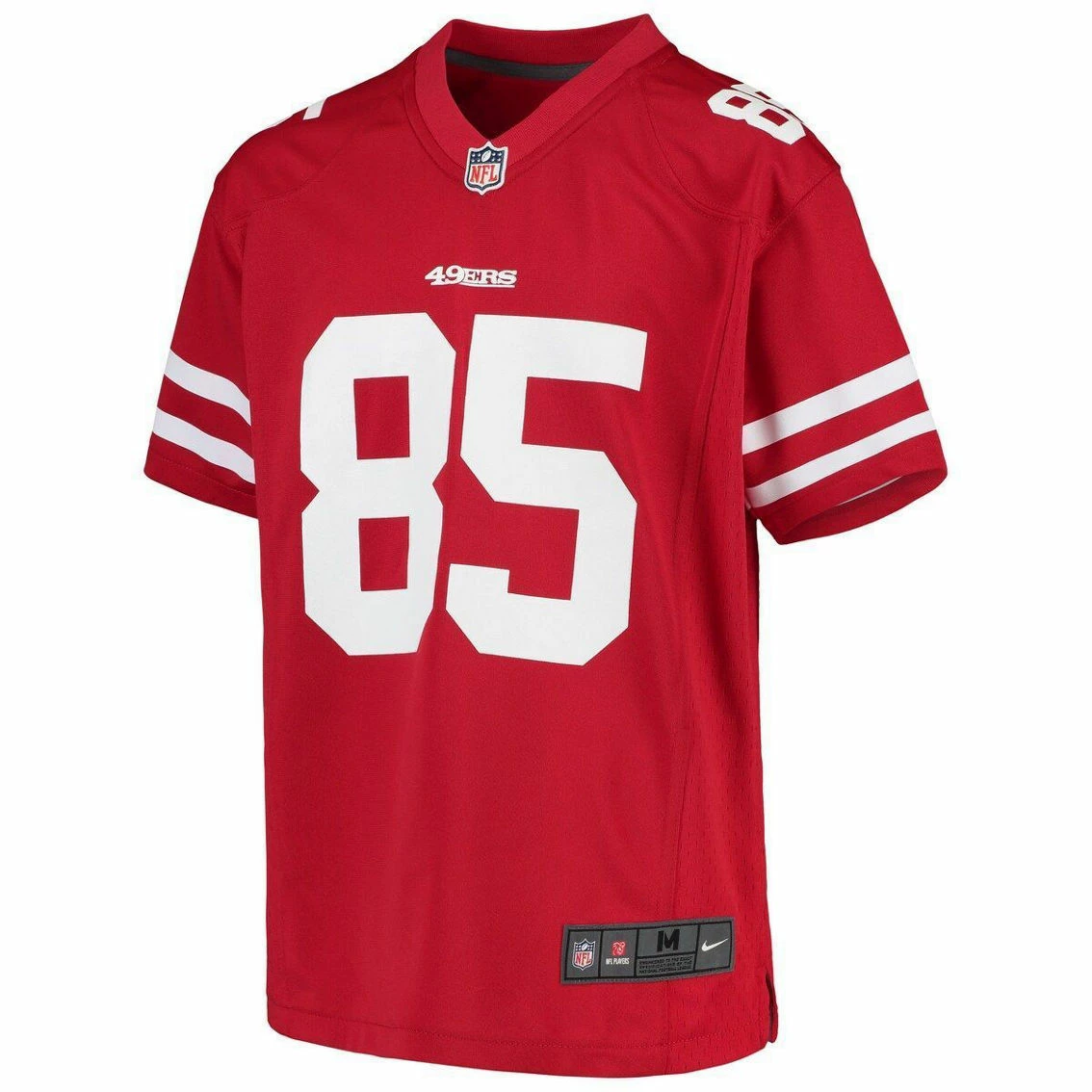 Nike George Kittle San Francisco 49ers Youth Player Game Jersey - Scarlet 5 Nike George Kittle San Francisco 49ers Youth Player Game Jersey - Scarlet - Image 3