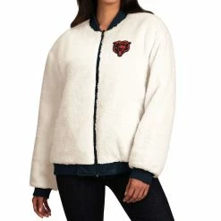 G-III 4Her By Carl Banks Women's Oatmeal/Navy Chicago Bears Switchback Reversible Full-Zip Jacket 7 G-III 4Her By Carl Banks Women's Oatmeal/Navy Chicago Bears Switchback Reversible Full-Zip Jacket -Fanatics DSCO1153016317 I5PN ALT1