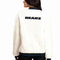 G-III 4Her By Carl Banks Women's Oatmeal/Navy Chicago Bears Switchback Reversible Full-Zip Jacket 8 G-III 4Her By Carl Banks Women's Oatmeal/Navy Chicago Bears Switchback Reversible Full-Zip Jacket -Fanatics DSCO1153016317 I5PN ALT2