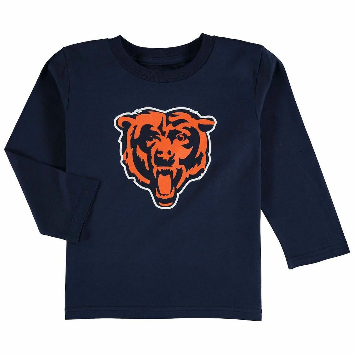 Outerstuff Chicago Bears Preschool Team Logo Long Sleeve T-Shirt - Navy Blue 3 Outerstuff Chicago Bears Preschool Team Logo Long Sleeve T-Shirt - Navy Blue