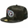 New Era Men's Black Tennessee Titans Camo 59FIFTY Fitted Hat 1 New Era Men's Black Tennessee Titans Camo 59FIFTY Fitted Hat -Fanatics DSCO1153016538 4273