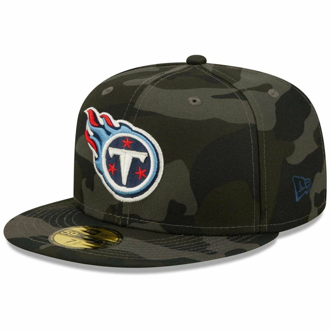 New Era Men's Black Tennessee Titans Camo 59FIFTY Fitted Hat 3 New Era Men's Black Tennessee Titans Camo 59FIFTY Fitted Hat