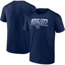 Fanatics Branded Men's Navy Tennessee Titans Big & Tall Music City Football Statement T-Shirt
