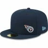 New Era Men's Navy Tennessee Titans Flawless 59FIFTY Fitted Hat 1 New Era Men's Navy Tennessee Titans Flawless 59FIFTY Fitted Hat -Fanatics DSCO1153017088 1320