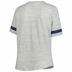 Profile Women's Heather Gray Tennessee Titans Plus Size Lace-Up V-Neck T-Shirt 9 Profile Women's Heather Gray Tennessee Titans Plus Size Lace-Up V-Neck T-Shirt -Fanatics DSCO1153017202 1927 ALT3