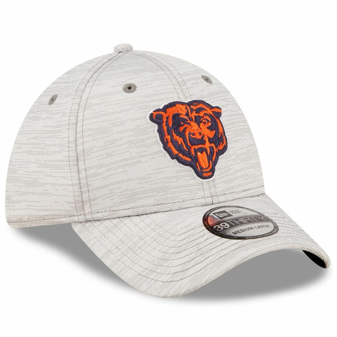 New Era Men's Gray Chicago Bears 2022 NFL Training Camp Official Coach Mascot 39THIRTY Flex Hat 6 New Era Men's Gray Chicago Bears 2022 NFL Training Camp Official Coach Mascot 39THIRTY Flex Hat - Image 4