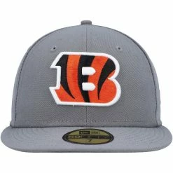 New Era Men's Graphite Cincinnati Bengals Storm II 59FIFTY Fitted Hat 8 New Era Men's Graphite Cincinnati Bengals Storm II 59FIFTY Fitted Hat -Fanatics DSCO1153017967 1925 ALT2