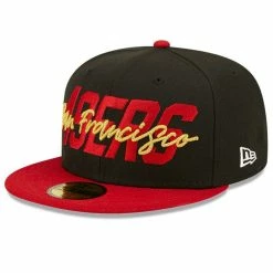 New Era Men's Black/Scarlet San Francisco 49ers 2022 NFL Draft On Stage 59FIFTY Fitted Hat 7 New Era Men's Black/Scarlet San Francisco 49ers 2022 NFL Draft On Stage 59FIFTY Fitted Hat -Fanatics DSCO1153018094 1007 ALT1