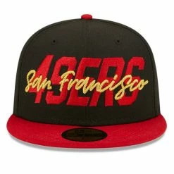 New Era Men's Black/Scarlet San Francisco 49ers 2022 NFL Draft On Stage 59FIFTY Fitted Hat 8 New Era Men's Black/Scarlet San Francisco 49ers 2022 NFL Draft On Stage 59FIFTY Fitted Hat -Fanatics DSCO1153018094 1007 ALT2