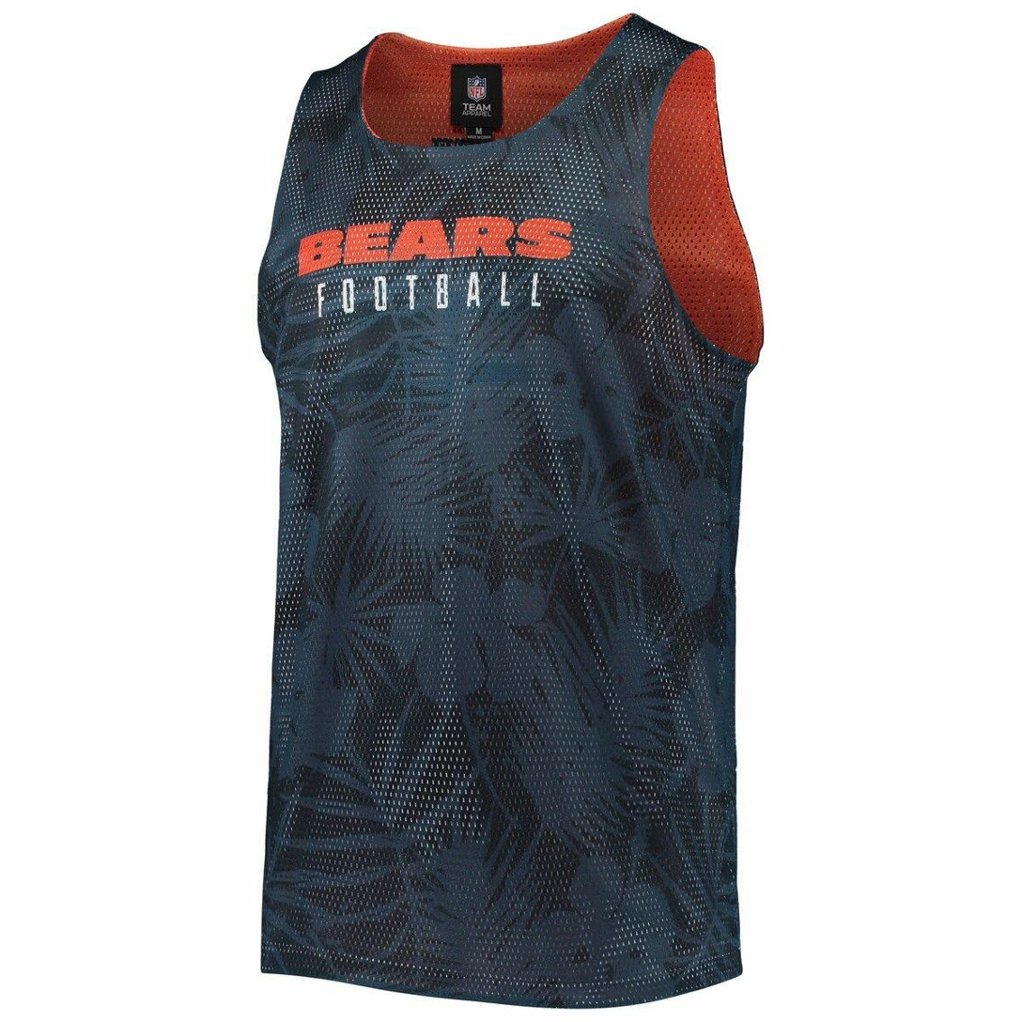 FOCO Men's Navy Chicago Bears Floral Reversible Mesh Tank Top 5 FOCO Men's Navy Chicago Bears Floral Reversible Mesh Tank Top - Image 3