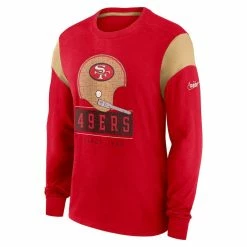 Nike Men's Heathered Scarlet San Francisco 49ers Slub Rewind Playback Helmet Long Sleeve T-Shirt 8 Nike Men's Heathered Scarlet San Francisco 49ers Slub Rewind Playback Helmet Long Sleeve T-Shirt -Fanatics DSCO1153018257 4639 ALT2