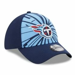 New Era Men's Light Blue/Navy Tennessee Titans Shattered 39THIRTY Flex Hat -Fanatics DSCO1153018573 1191 ALT3