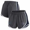 Nike Women's Charcoal Tennessee Titans Logo Performance Tempo Shorts -Fanatics DSCO1153018829 1904