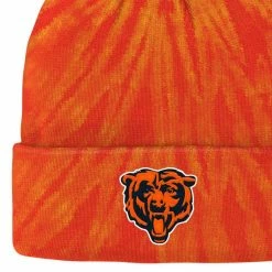 Outerstuff Youth Orange Chicago Bears Tie-Dye Cuffed Knit Hat