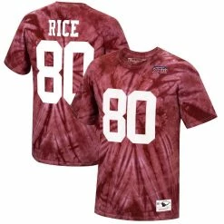 Mitchell & Ness Men's Jerry Rice Scarlet San Francisco 49ers Tie-Dye Super Bowl XXIII Retired Player Name & Number T-Shirt 7 Mitchell & Ness Men's Jerry Rice Scarlet San Francisco 49ers Tie-Dye Super Bowl XXIII Retired Player Name & Number T-Shirt -Fanatics DSCO1153020401 2946 ALT1