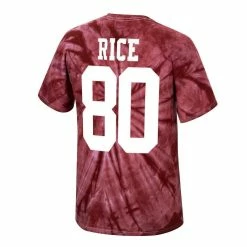 Mitchell & Ness Men's Jerry Rice Scarlet San Francisco 49ers Tie-Dye Super Bowl XXIII Retired Player Name & Number T-Shirt 9 Mitchell & Ness Men's Jerry Rice Scarlet San Francisco 49ers Tie-Dye Super Bowl XXIII Retired Player Name & Number T-Shirt -Fanatics DSCO1153020401 2946 ALT3