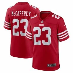 Nike Men's Christian McCaffrey Scarlet San Francisco 49ers Game Player Jersey 7 Nike Men's Christian McCaffrey Scarlet San Francisco 49ers Game Player Jersey -Fanatics DSCO1153020432 2946 ALT1