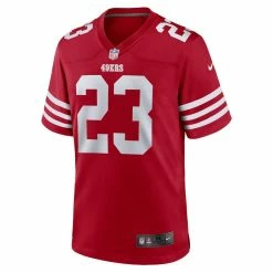Nike Men's Christian McCaffrey Scarlet San Francisco 49ers Game Player Jersey 8 Nike Men's Christian McCaffrey Scarlet San Francisco 49ers Game Player Jersey -Fanatics DSCO1153020432 2946 ALT2