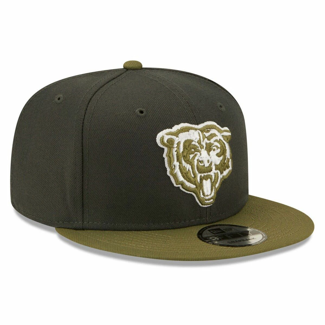 New Era Men's Graphite/Olive Chicago Bears Two-Tone Color Pack 9FIFTY Snapback Hat 6 New Era Men's Graphite/Olive Chicago Bears Two-Tone Color Pack 9FIFTY Snapback Hat - Image 4