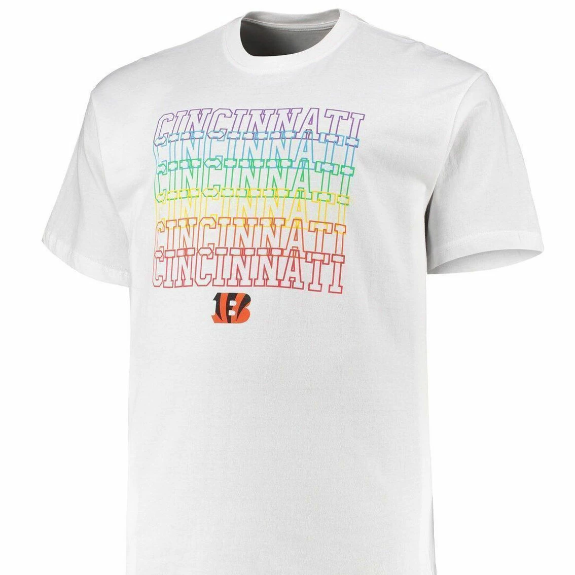 Fanatics Branded Men's White Cincinnati Bengals Big & Tall City Pride T-Shirt 5 Fanatics Branded Men's White Cincinnati Bengals Big & Tall City Pride T-Shirt - Image 3