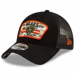 New Era Youth Black/Camo Chicago Bears 2021 Salute To Service Trucker 9TWENTY Snapback Adjustable Hat 9 New Era Youth Black/Camo Chicago Bears 2021 Salute To Service Trucker 9TWENTY Snapback Adjustable Hat -Fanatics DSCO1153020765 1007 ALT3