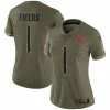 Nike Women's Justin Fields Olive Justin Fields 2022 Salute To Service Limited Jersey 1 Nike Women's Justin Fields Olive Justin Fields 2022 Salute To Service Limited Jersey -Fanatics DSCO1153021230 2068