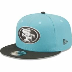 New Era Men's Blue/Graphite San Francisco 49ers Two-Tone Color Pack 9FIFTY Snapback Hat