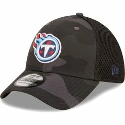New Era Men's Camo/Black Tennessee Titans Logo Neo 39THIRTY Flex Hat