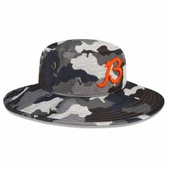 New Era Men's Camo Chicago Bears 2022 NFL Training Camp Official Script Panama Bucket Hat 9 New Era Men's Camo Chicago Bears 2022 NFL Training Camp Official Script Panama Bucket Hat -Fanatics DSCO1153021965 BGrd ALT3