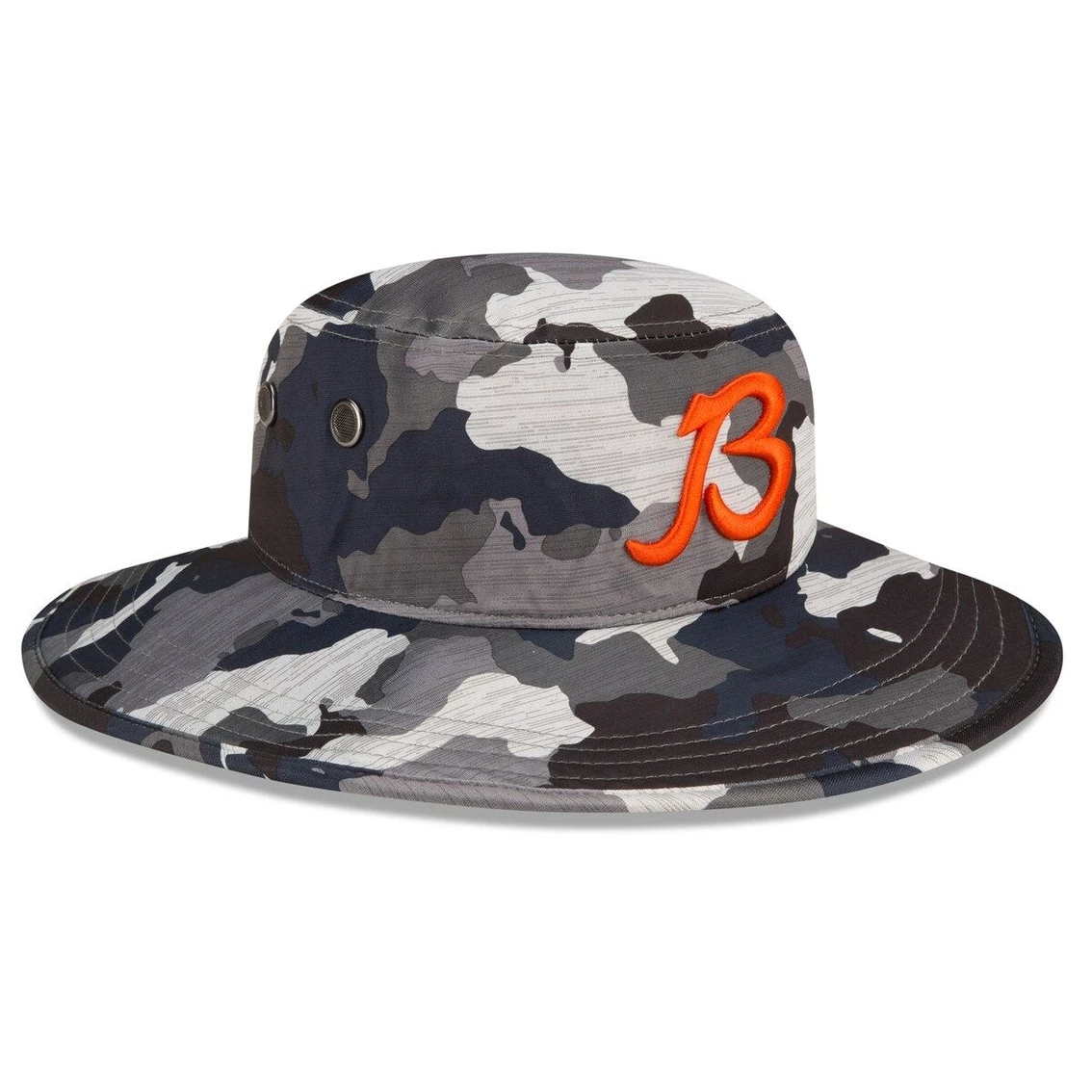 New Era Men's Camo Chicago Bears 2022 NFL Training Camp Official Script Panama Bucket Hat 6 New Era Men's Camo Chicago Bears 2022 NFL Training Camp Official Script Panama Bucket Hat - Image 4