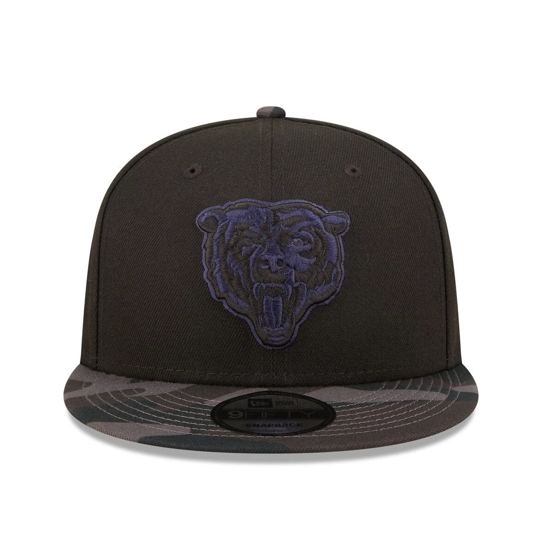New Era Men's Black Chicago Bears Camo Vizor 9FIFTY Snapback Hat 5 New Era Men's Black Chicago Bears Camo Vizor 9FIFTY Snapback Hat - Image 3