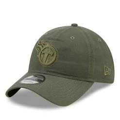 New Era Men's Olive Tennessee Titans Core Classic 2.0 Tonal 9TWENTY Adjustable Hat