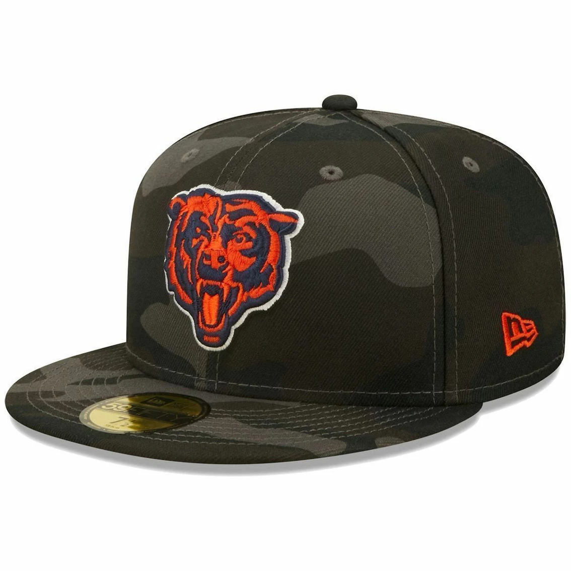 New Era Men's Black Chicago Bears Camo 59FIFTY Fitted Hat 4 New Era Men's Black Chicago Bears Camo 59FIFTY Fitted Hat - Image 2