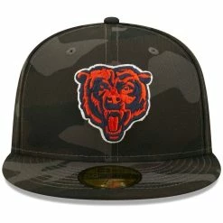 New Era Men's Black Chicago Bears Camo 59FIFTY Fitted Hat 8 New Era Men's Black Chicago Bears Camo 59FIFTY Fitted Hat -Fanatics DSCO1153023700 4273 ALT2