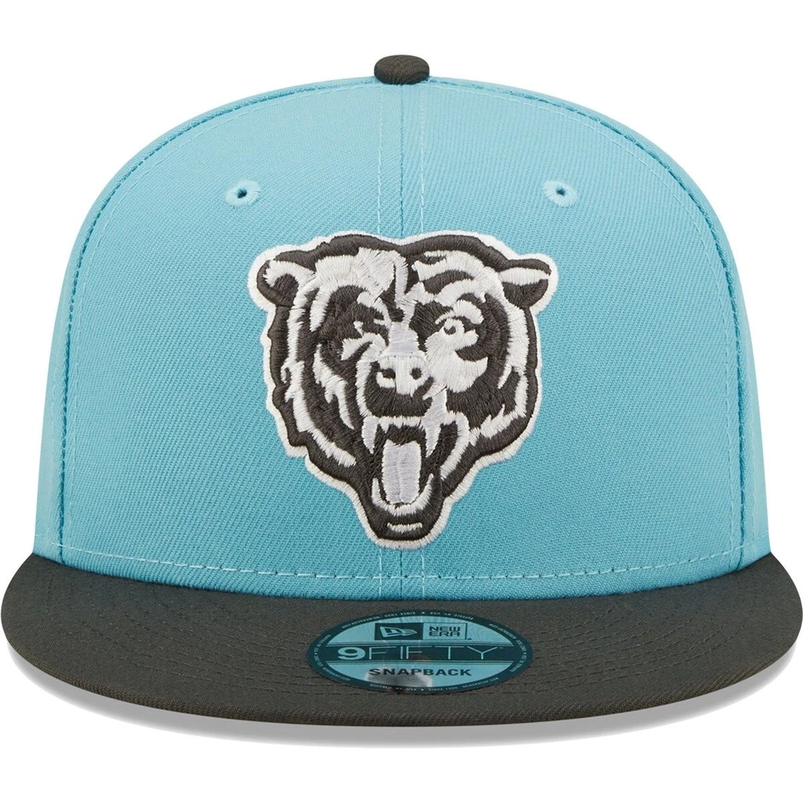 Men's New Era Blue/Graphite Chicago Bears Two-Tone Color Pack 9FIFTY Snapback Hat 5 Men's New Era Blue/Graphite Chicago Bears Two-Tone Color Pack 9FIFTY Snapback Hat - Image 3