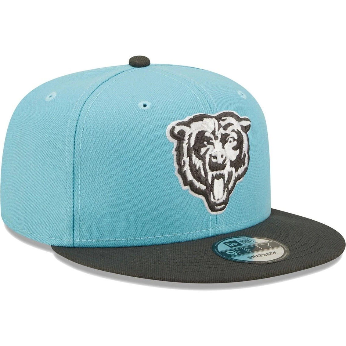 Men's New Era Blue/Graphite Chicago Bears Two-Tone Color Pack 9FIFTY Snapback Hat 6 Men's New Era Blue/Graphite Chicago Bears Two-Tone Color Pack 9FIFTY Snapback Hat - Image 4