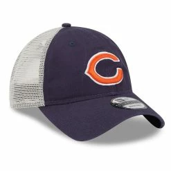 Men's New Era Navy/Natural Chicago Bears Loyal 9TWENTY Trucker Snapback Hat 9 Men's New Era Navy/Natural Chicago Bears Loyal 9TWENTY Trucker Snapback Hat -Fanatics DSCO1153024046 1320 ALT3
