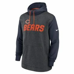 Nike Men's Heathered Charcoal/Navy Chicago Bears Surrey Legacy Pullover Hoodie 8 Nike Men's Heathered Charcoal/Navy Chicago Bears Surrey Legacy Pullover Hoodie -Fanatics DSCO1153024914 4135 ALT2