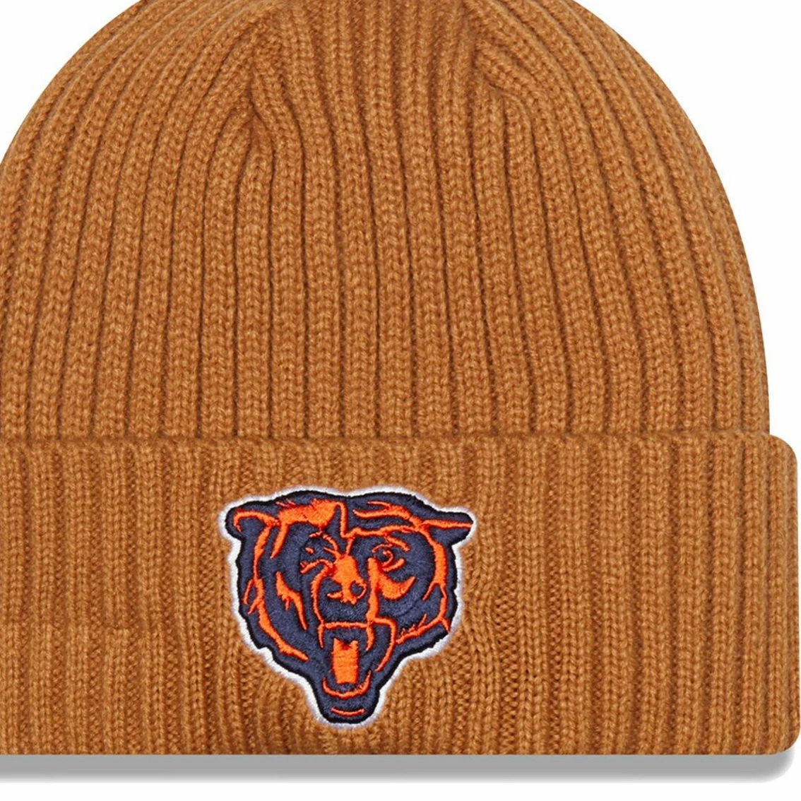 New Era Men's Brown Chicago Bears Core Classic Cuffed Knit Hat 3 New Era Men's Brown Chicago Bears Core Classic Cuffed Knit Hat
