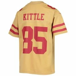 Nike Youth George Kittle Gold San Francisco 49ers Inverted Team Game Jersey -Fanatics DSCO1153025309 1853 ALT3