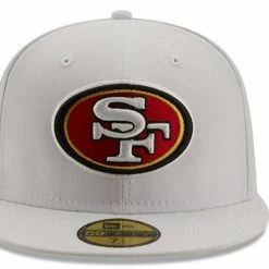 New Era Men's White San Francisco 49ers 1996 Pro Bowl Patch Red Undervisor 59FIFY Fitted Hat 8 New Era Men's White San Francisco 49ers 1996 Pro Bowl Patch Red Undervisor 59FIFY Fitted Hat -Fanatics DSCO1153025409 3550 ALT2