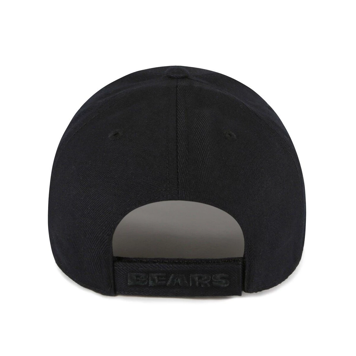 '47 Men's Black Chicago Bears Tonal MVP Adjustable Hat 5 '47 Men's Black Chicago Bears Tonal MVP Adjustable Hat - Image 3