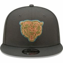 Men's New Era Graphite Chicago Bears Color Pack Multi 9FIFTY Snapback Hat -Fanatics DSCO1153025599 1925 ALT2