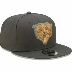 Men's New Era Graphite Chicago Bears Color Pack Multi 9FIFTY Snapback Hat -Fanatics DSCO1153025599 1925 ALT3